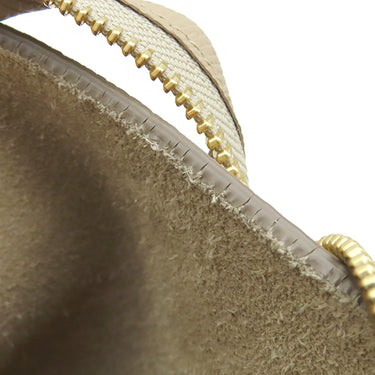 セリーヌ CELINE ベルトバッグ ミニ ベージュ レザー ハンドバッグ ゴールド金具 ショルダーストラップ欠品