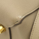 セリーヌ CELINE ベルトバッグ ミニ ベージュ レザー ハンドバッグ ゴールド金具 ショルダーストラップ欠品