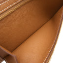 エルメス HERMES ベアンスフレ ゴールド ヴォーエプソン 長財布 ゴールド金具 茶 2024年製