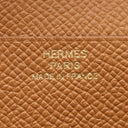 エルメス HERMES ベアンスフレ ゴールド ヴォーエプソン 長財布 ゴールド金具 茶 2024年製