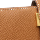 エルメス HERMES ベアンスフレ ゴールド ヴォーエプソン 長財布 ゴールド金具 茶 2024年製