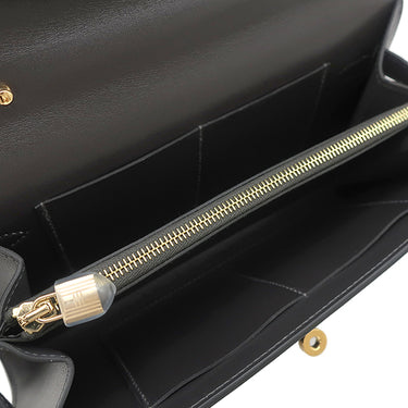 エルメス HERMES ケリーウォレット ロング トゥーゴー タッチ アルドワーズ×ブラック ボックスカーフ アリゲーター 長財布 ゴールド金具 2025年製