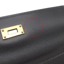 エルメス HERMES ケリーウォレット ロング トゥーゴー タッチ アルドワーズ×ブラック ボックスカーフ アリゲーター 長財布 ゴールド金具 2025年製
