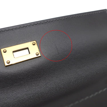 エルメス HERMES ケリーウォレット ロング トゥーゴー タッチ アルドワーズ×ブラック ボックスカーフ アリゲーター 長財布 ゴールド金具 2025年製