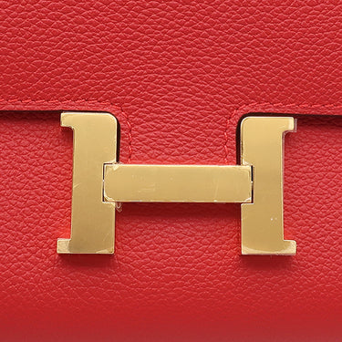 エルメス HERMES コンスタンス ロング トゥー ゴー ルージュクー エバーカラー 長財布 ゴールド金具 新品 未使用 赤 2025年製