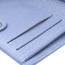 ルイヴィトン LOUIS VUITTON ポルトフォイユ リサ M26518 ブルーフロス モノグラムアンプラント 二つ折り財布 シルバー金具 コンパクト