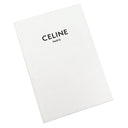 セリーヌ CELINE スモール フラップウォレット トリオンフ 10D783DPV.38SI ブラック カーフ 三つ折り財布 シルバー金具 黒