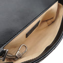 グッチ GUCCI GGマーモント ベルトバッグ 699757 ブラック レザー ショルダーバッグ ブラック金具 黒 GG チェーンバッグ クラッチ