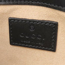 グッチ GUCCI GGマーモント ベルトバッグ 699757 ブラック レザー ショルダーバッグ ブラック金具 黒 GG チェーンバッグ クラッチ