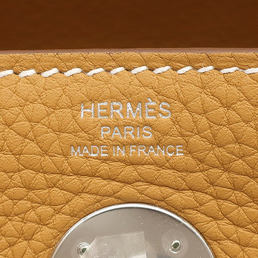 エルメス HERMES リンディ 26 ナチュラルサブレ トリヨンクレマンス 2WAYバッグ シルバー金具 カーキ 2025年製