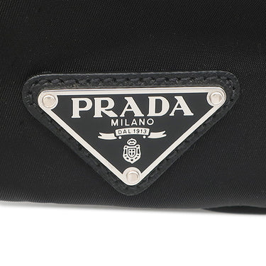 プラダ PRADA トライアングルロゴ バックパック 2VZ135 NERO ナイロン レザー テスートモンターニュ リュック・デイパック シルバー金具 黒 リュック 大容量