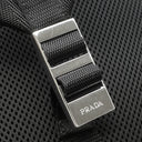 プラダ PRADA トライアングルロゴ バックパック 2VZ135 NERO ナイロン レザー テスートモンターニュ リュック・デイパック シルバー金具 黒 リュック 大容量
