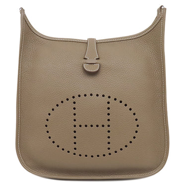 エルメス HERMES エヴリン3 PM エトゥープ トリヨンクレマンス ショルダーバッグ シルバー金具 グレージュ エブリン 2024年製