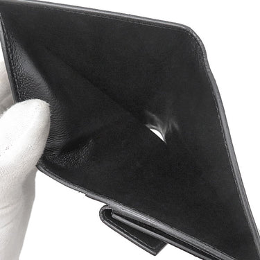 ジバンシイ GIVENCHY GV3 ミディアム ウォレット BB601GB08Z ブラック ゴートレザー 二つ折り財布 ゴールド金具 黒 コンパクト ダイヤモンドキルト