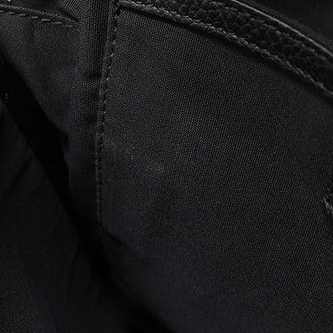 クリスチャン・ディオール Christian Dior アトリエ ショルダーバッグ ブラック カーフ 2WAYバッグ シルバー金具 黒