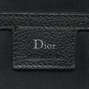 クリスチャン・ディオール Christian Dior アトリエ ショルダーバッグ ブラック カーフ 2WAYバッグ シルバー金具 黒