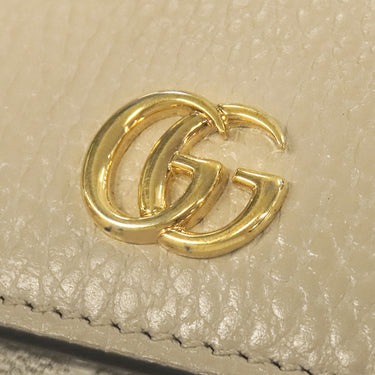 グッチ GUCCI ダブルG バイカラー コンチネンタルウォレット 456116 ベージュ GGスプリームキャンバス レザー 長財布 ゴールド金具 フラップ式
