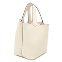 エルメス HERMES ピコタンロック 18 PM ナタ トリヨンクレマンス ハンドバッグ シルバー金具 新品 未使用 アイボリー 2025年製