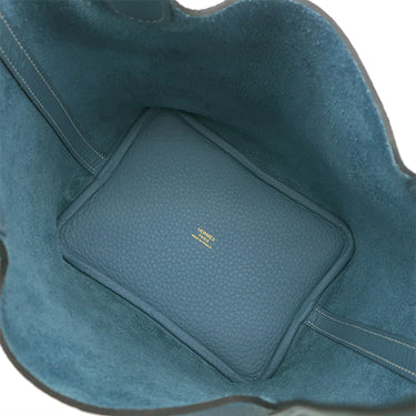 エルメス HERMES ピコタンロック 18 PM ニューブルージーン トリヨンクレマンス ハンドバッグ ゴールド金具 新品 未使用 水色 2025年製