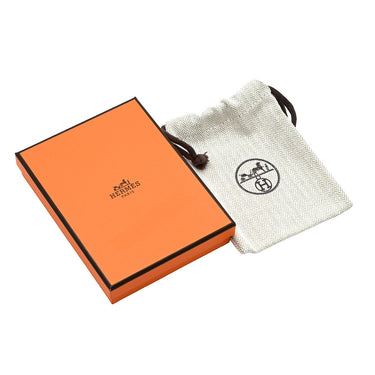 エルメス HERMES ミニマイヨン PM ペンダント クレーム×シルバー メタル エナメル ネックレス アイボリー クリーム シェーヌダンクル