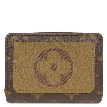 ルイヴィトン LOUIS VUITTON ポルトフォイユ ルー M81461 モノグラムリバース モノグラムキャンバス モノグラムリバースキャンバス 二つ折り財布 ゴールド金具 ラウンドファスナー