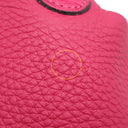 エルメス HERMES ピコタンロック 18 PM タッチ フランボワーズ トリヨンクレマンス アリゲーターマット ハンドバッグ シルバー金具 クロコ