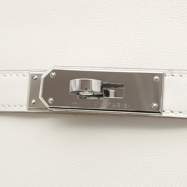 エルメス HERMES ジプシエール ミニ グリペール ヴォースイフト ショルダーバッグ シルバー金具 白 2025年製