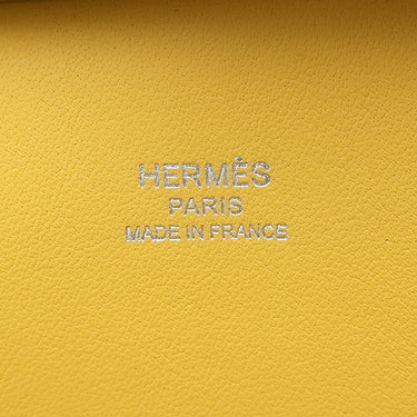 エルメス HERMES ジプシエール ミニ ジョーヌナプル エバーカラー ショルダーバッグ シルバー金具 黄色