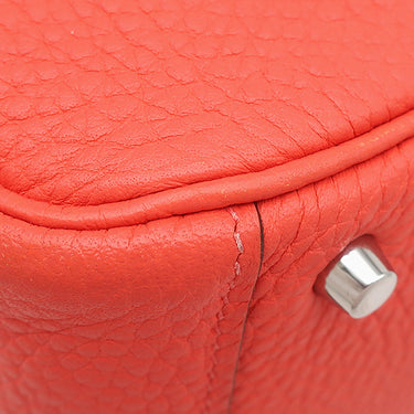 エルメス HERMES リンディ ミニ 20 ローズテキサス トリヨンクレマンス ショルダーバッグ シルバー金具