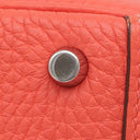 エルメス HERMES リンディ ミニ 20 ローズテキサス トリヨンクレマンス ショルダーバッグ シルバー金具