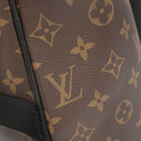 ルイヴィトン LOUIS VUITTON ジョッシュ NV M45349 モノグラムマカサー モノグラムマカサー リュック・デイパック シルバー金具 茶