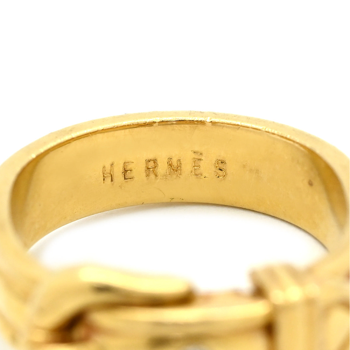 エルメス HERMES ブックルセリエ ダイヤ イエローゴールド #50(JP10