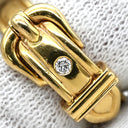 エルメス HERMES ブックルセリエ ダイヤ イエローゴールド K18YG ダイヤモンド #50(JP10) リング 指輪 18K 750 ベルトモチーフ 1P 1石 10号