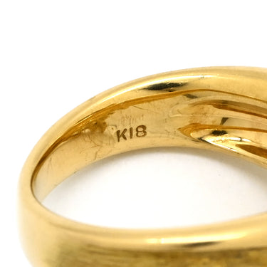 若林佐代子 SAYOKO WAKABAYASHI クリソベリル 3.83ct ダイヤモンド イエロー×イエローゴールド K18YG ダイヤモンド クリソベリル リング 指輪 18K 18金 750YG 黄 12号