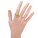 若林佐代子 SAYOKO WAKABAYASHI クリソベリル 3.83ct ダイヤモンド イエロー×イエローゴールド K18YG ダイヤモンド クリソベリル リング 指輪 18K 18金 750YG 黄 12号