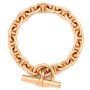 エルメス HERMES シェーヌダンクル PM ローズゴールド K18PG ブレスレット ピンクゴールド 18コマ 18K 750 PG