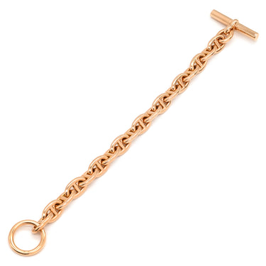 エルメス HERMES シェーヌダンクル PM ローズゴールド K18PG ブレスレット ピンクゴールド 18コマ 18K 750 PG