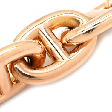 エルメス HERMES シェーヌダンクル PM ローズゴールド K18PG ブレスレット ピンクゴールド 18コマ 18K 750 PG