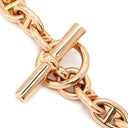 エルメス HERMES シェーヌダンクル PM ローズゴールド K18PG ブレスレット ピンクゴールド 18コマ 18K 750 PG