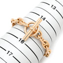 エルメス HERMES シェーヌダンクル PM ローズゴールド K18PG ブレスレット ピンクゴールド 18コマ 18K 750 PG