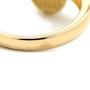 ヴァンクリーフアーペル Van Cleef & Arpels ヴィンテージ アルハンブラ VCARA41000 ブラックXイエローゴールド K18YG ダイヤモンド オニキス #51(JP11) リング 指輪 1Pダイヤ オニキス 11号