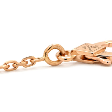 ヴァンクリーフアーペル Van Cleef & Arpels ヴィンテージ アルハンブラ VCARP4KK00 グレーXローズゴールド K18PG グレーマザーオブパール ネックレス 750 18K グレー シェル