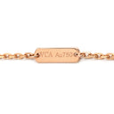 ヴァンクリーフアーペル Van Cleef & Arpels ヴィンテージ アルハンブラ VCARP4KK00 グレーXローズゴールド K18PG グレーマザーオブパール ネックレス 750 18K グレー シェル