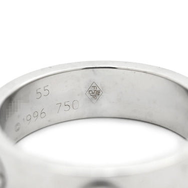 カルティエ Cartier LOVE ラブリング B4084700 ホワイトゴールド K18WG #55(JP15) リング 指輪 750 18K WG クラシックモデル 14号
