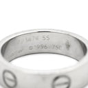 カルティエ Cartier LOVE ラブリング B4084700 ホワイトゴールド K18WG #55(JP15) リング 指輪 750 18K WG クラシックモデル 14号