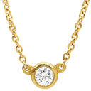 ティファニー Tiffany & Co バイザヤード シングルダイヤモンド ペンダント イエローゴールド K18YG ダイヤモンド ネックレス 18K AU750 YG 1P 1粒 エルサペレッティ