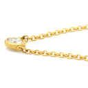 ティファニー Tiffany & Co バイザヤード シングルダイヤモンド ペンダント イエローゴールド K18YG ダイヤモンド ネックレス 18K AU750 YG 1P 1粒 エルサペレッティ