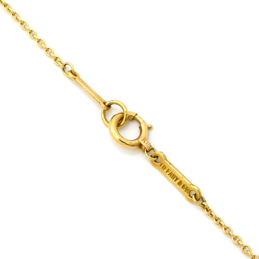 ティファニー Tiffany & Co バイザヤード シングルダイヤモンド ペンダント イエローゴールド K18YG ダイヤモンド ネックレス 18K AU750 YG 1P 1粒 エルサペレッティ