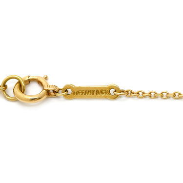 ティファニー Tiffany & Co バイザヤード シングルダイヤモンド ペンダント イエローゴールド K18YG ダイヤモンド ネックレス 18K AU750 YG 1P 1粒 エルサペレッティ