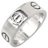 カルティエ Cartier LOVE ラブリング B4084700 ホワイトゴールド K18WG #48(JP8) リング 指輪 750 18K WG クラシックモデル 7.5号